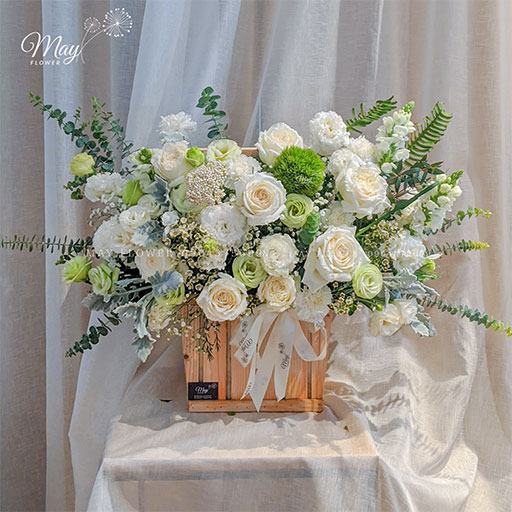 White love - Hoa hồng trắng nhập giá rẻ tại nội thành Hà Nội. Miễn ...