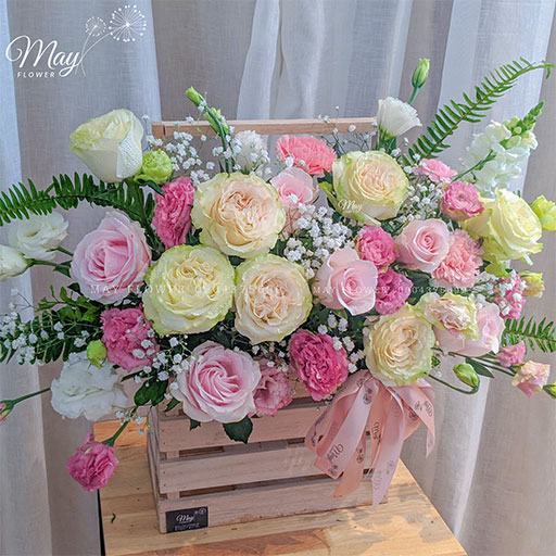 Hoa hồng xanh lưu ly