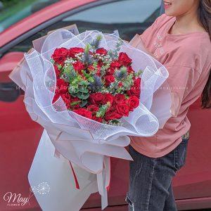 Bó hoa hồng đỏ đẹp nhất