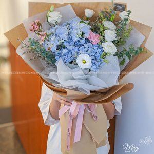 Bó hoa cẩm tú cầu