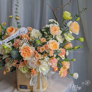 Lẵng hoa juliet kiều diễm