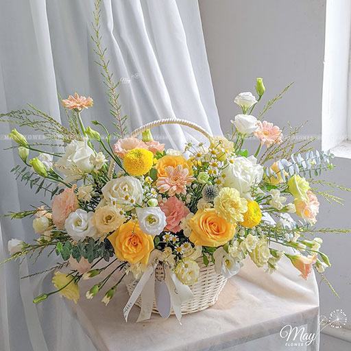 20/10 nen tang gi - gio hoa huong dong co noi