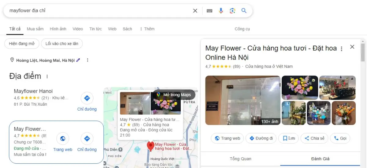địa chỉ shop
