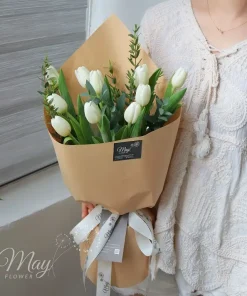 Bó hoa Tulip nhập khẩu xinh xắn