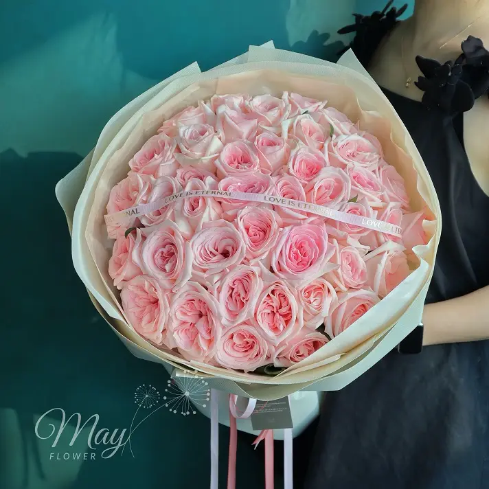 Bó hoa Ohara hồng ngọt ngào