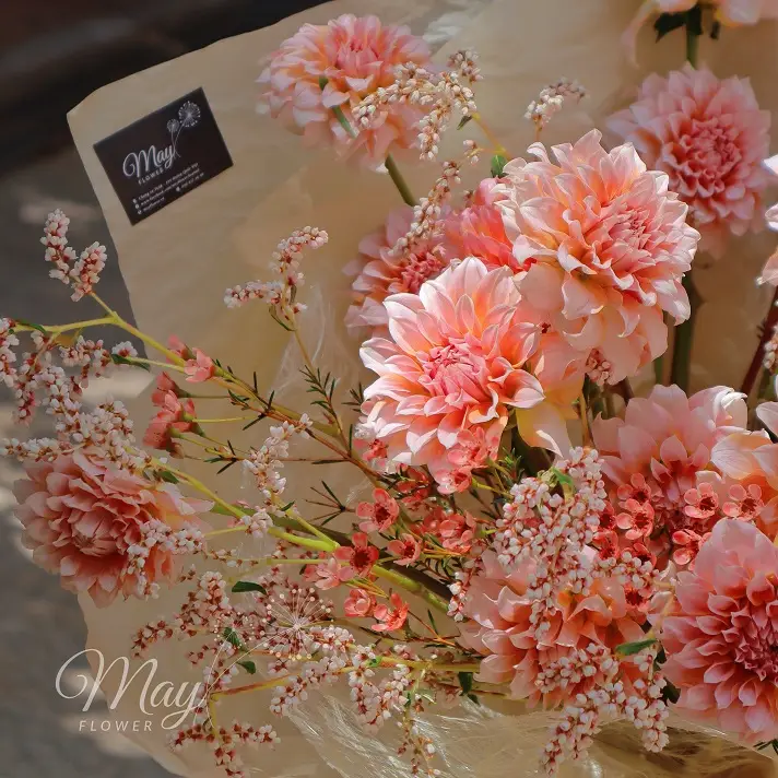 Bó hoa thược dược cao cấp