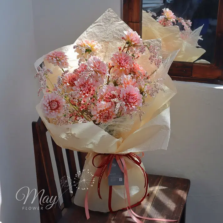 Bó hoa thược dược cao cấp
