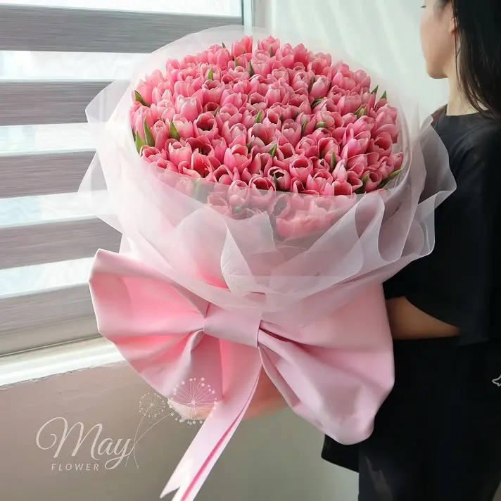 Bó hoa Tulip nhập khẩu